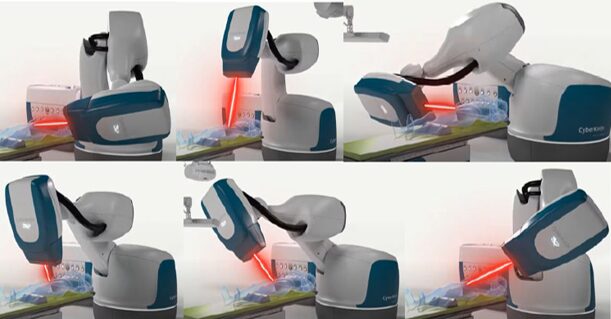 ロボットアームを用いた高精度かつ多方向照射